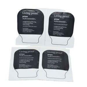 Living proof Prime Style Extender Hair Primer 10ml .33 fl oz travel sz 4 pc
